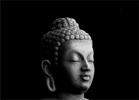 Obraz na szkle - Budda, portret (70x50 cm)