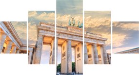 Obraz - Brama Brandenburska, Berlin, Niemcy (125x70 cm)