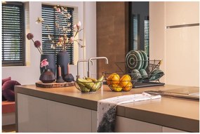 Czarny ociekacz na naczynia PT LIVING