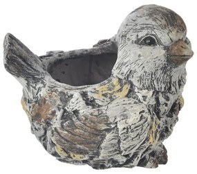 InDecor Ceramiczny doniczka na kwiaty ptaszek Ebi,22 x 19 x 28 cm