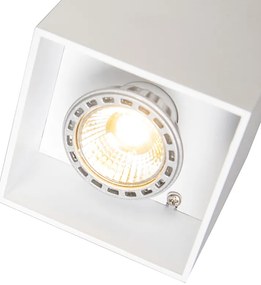 Nowoczesny reflektor biały - Qubo 1