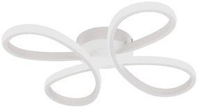 Biała lampa sufitowa LED 40x40 cm Fly – Trio