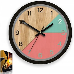 Zegar ścienny nowoczesny z cichym mechanizmem do salonu sypialni okrągły