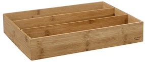 Organizer na sztućce BAMBOO, 3 przegrody