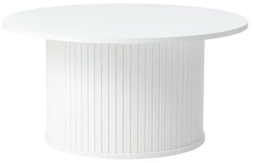 Biały okrągły stolik Nola – Unique Furniture