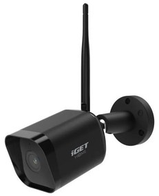 Inteligentna kamera zewnętrzna z czujnikiem Full HD 1080p 12V IP65 Wi-Fi Tuya czarna