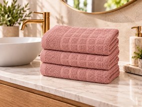 Ręcznik kąpielowy SOFT 70x140 cm brudny róż, 100% bawełna