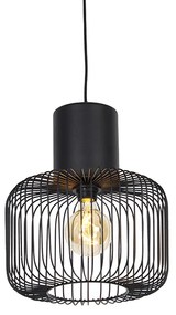 Designerska lampa wisząca czarna - BayaDesignerski Oswietlenie wewnetrzne
