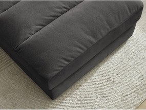 Czarny aksamitny podnóżek Sierra – Bobochic Paris