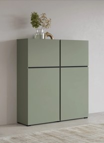 Komoda INCROCIO 119 cm do Salonu Sypialni Zielony