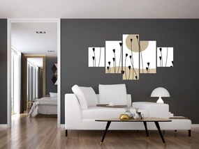 Obraz - Łąka graficzna N⁰2 (125x70 cm)