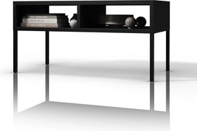 Stolik kawowy metalowy prostokątny czarny, 900 x 450 x 450 mm: MATTEO