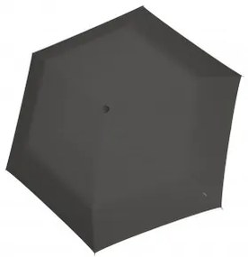 KNIRPS US.050 DARK GREY - lekki damski składany parasol płaski