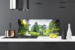 Panel Kuchenny Promienie Słońca Nad Wodospadem