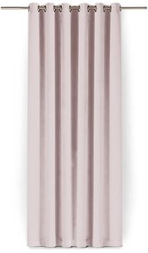 Jasnoróżowa aksamitna zasłona częściowo zaciemniająca (dimout) 200x300 cm Velto – Filumi