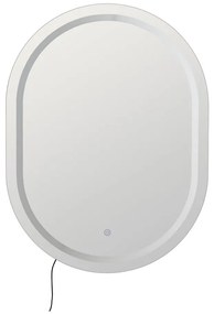 Lustro ścienne z oświetleniem 60x80 cm – Ixia