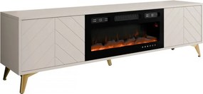 Szafka RTV z kominkiem Siprynt 2D EF