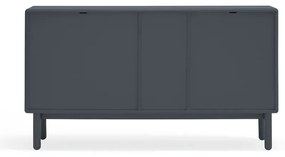 Ciemnoszara niska komoda 137x76 cm Corvo – Teulat