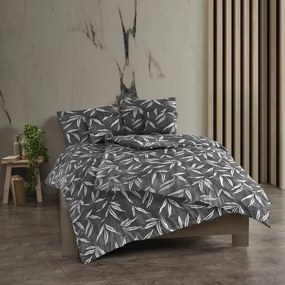 Kvalitex Bawełniana pościel Osaka szary, 240 x 220 cm, 2 szt. 70 x 90 cm