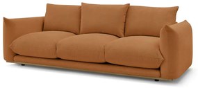 Pomarańczowa sofa 265 cm Ernest – Bobochic Paris