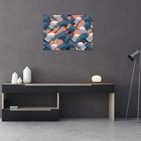 Obraz - Fale i wzgórza (70x50 cm)