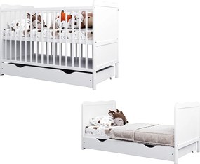 Łóżeczko Lea 120/60 z szufladą