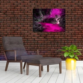 Obraz - Różowy las (70x50 cm)