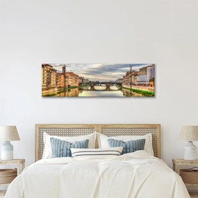 Obraz - Most przez rzekę (170x50 cm)