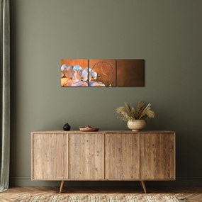 Obraz - Relaks i spa (z zegarem) (90x30 cm)