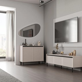 Komoda OSTIA 100 cm do Salonu Sypialni Odcienie beżu