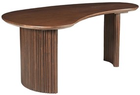 Stolik kawowy z drewna akacjowego - Naturalny ciemny - TAMENIA marki Maison Céphy