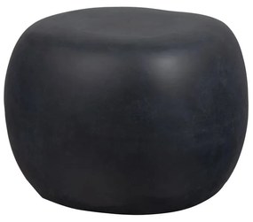 Antracytowy okrągły stolik ø 50 cm Pebble – vtwonen