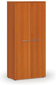 Szafa ubraniowa z wysuwem PRIMO WOOD, 800 x 420 x 1781 mm, wiśnia