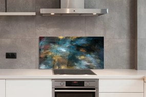 Panel szklany do Kuchni Barwna Abstrakcja Malarska