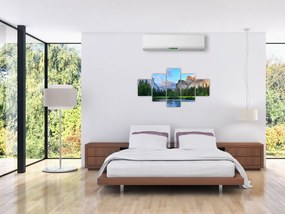 Obraz dzikiego górskiego krajobrazu (125x70 cm)