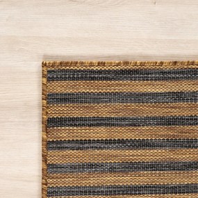 Czarny/brązowy chodnik odpowiedni na zewnątrz 80x250 cm Mira 1453 – Ayyildiz Carpets