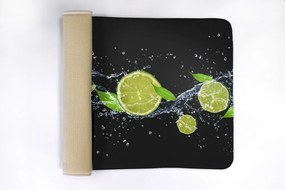 Antypoślizgowy dywanik łazienkowy Antypoślizgowy dywanik łazienkowy Cytrusy Limonka