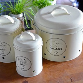 Stalowy pojemnik na żywność na żywność – Esschert Design