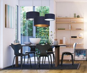 Lampa wisząca HOME 30 granatowa/złota BPS KONCEPT