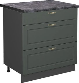 Szafka dolna do kuchni green gold country 80x60x82 fame-line