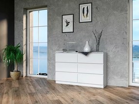 Komoda Mali 6 Szuflad bez uchwytów