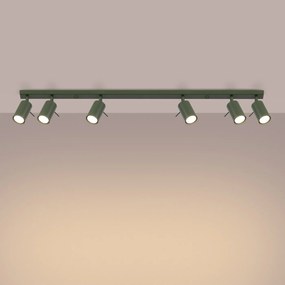 Listwa oświetleniowa RING 6L zielony oliwkowy SOLLUX  LIGHTING