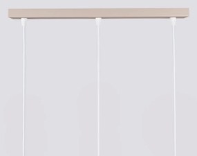 Szarobrązowa metalowa lampa wisząca Gleam – Sollux