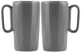 Szare kamionkowe kubki zestaw 2 szt. 330 ml Fuori – Vialli Design