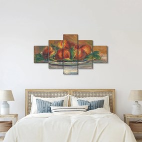 Obraz - Auguste Renoir, Peaches on a  Plate, reprodukcje (125x70 cm)