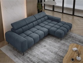 Narożnik PLAZA S Prawostronny z elektryczną regulacją siedziska w tkaninie CLOUD 97 WERSAL
