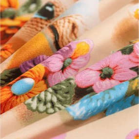 PrzytulneMieszkanie.pl PrzytulneMieszkanie.pl Dziecięca pościel z mikrofibry PONYBLOOM kolorowa Rozmiar pościeli: 70 x 80 cm | 140 x 200 cm