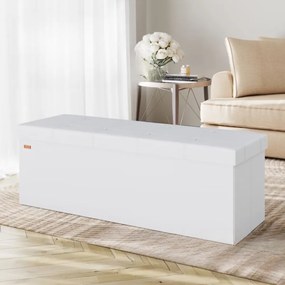Casaria Taboretka z miejscem do przechowywania BELLA, 115x38x38cm, biała