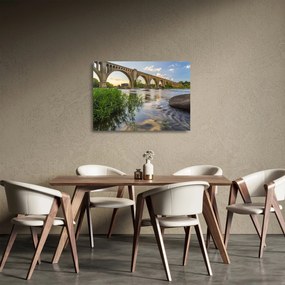 Obraz na szkle - Most kolejowy w Richmond (70x50 cm)