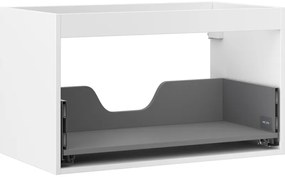 Mexen Box-A korpus szafki podumywalkowej 80 cm, 1 szuflada, biały mat - 91AX0-0800-470-1-01